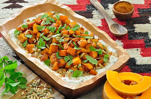 squash dish in casserole pan